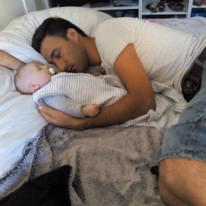 Dodo avec son papa chéri